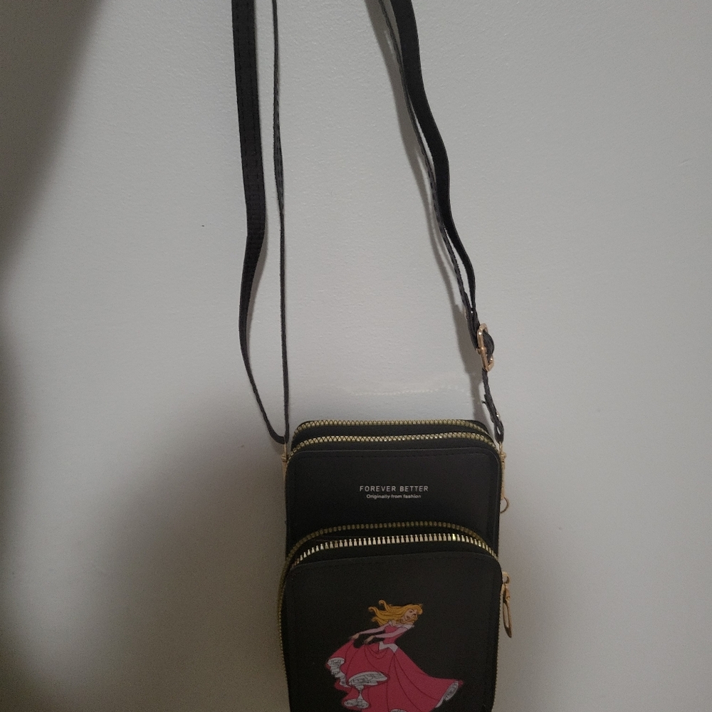 Aurora princess fashion purse with adjustable strap nwot. - Picture 2 of 9